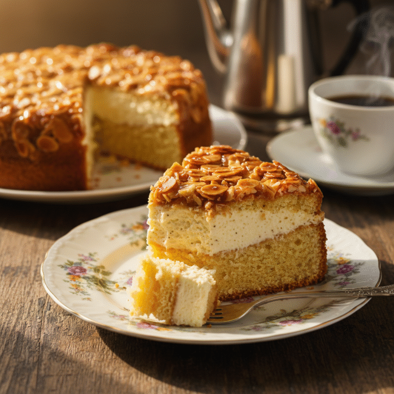 Classic German Bienenstich (Bee Sting Cake) Recipe