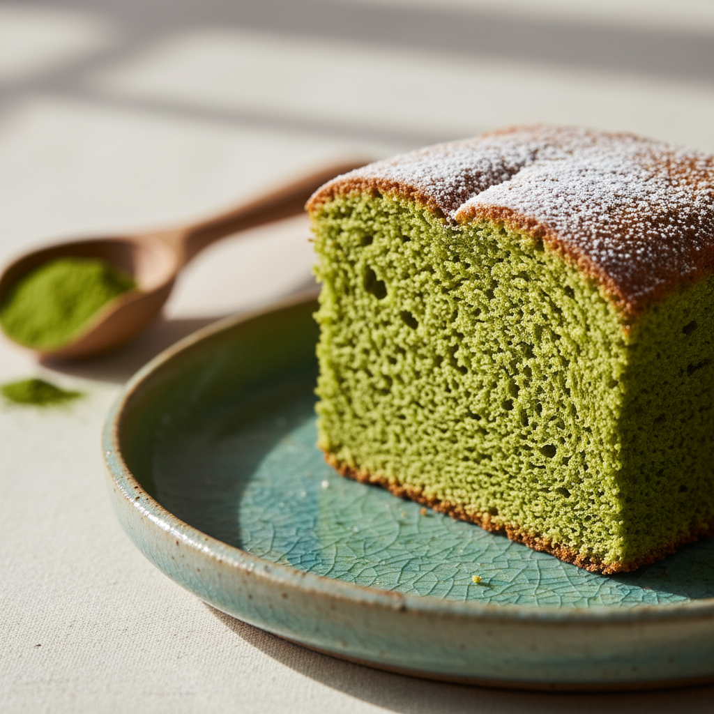 The Ultimate Fluffy Japanese Matcha Sponge Cake Recipe