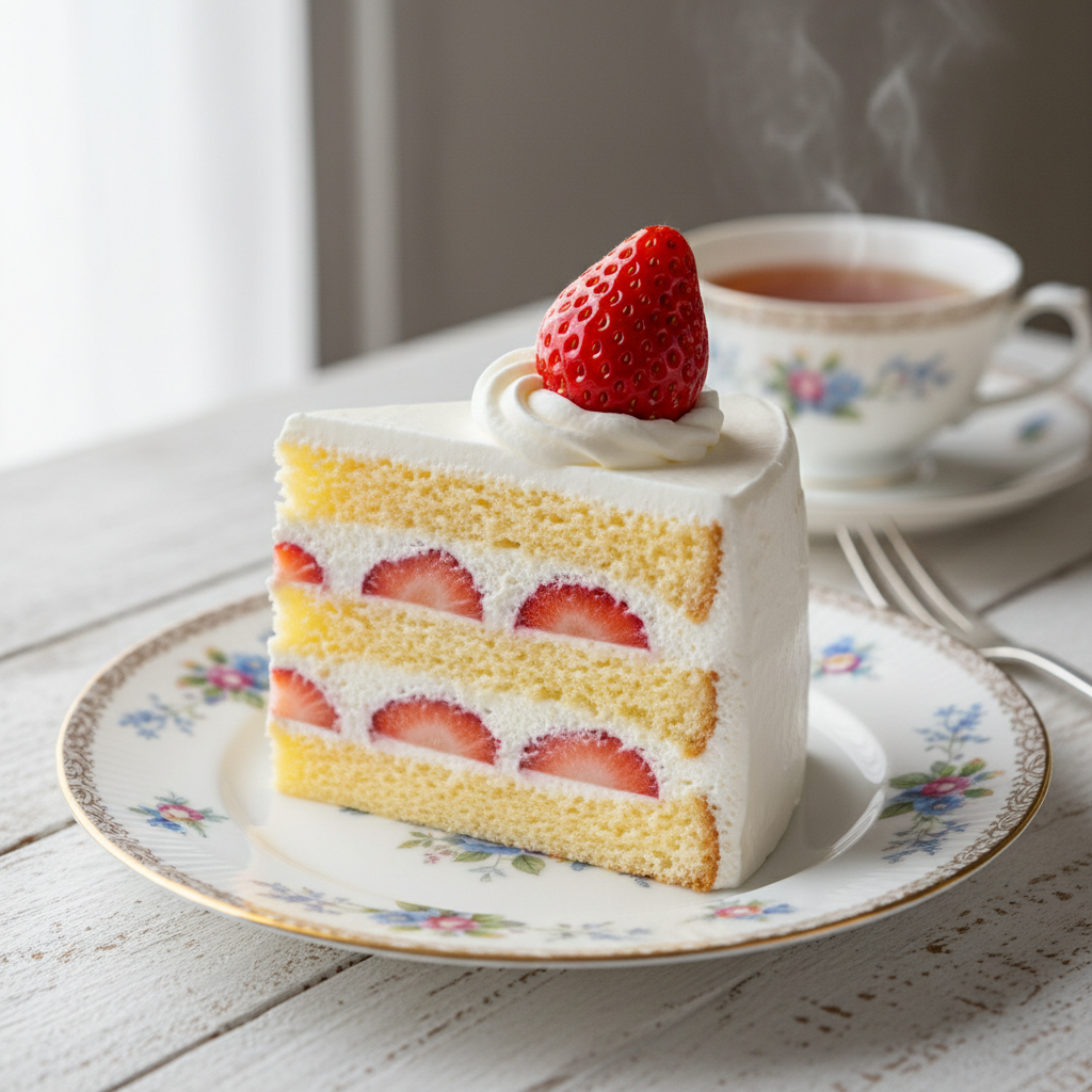 Classic Japanese Strawberry Shortcake: The Ultimate Fluffy Sponge Cake