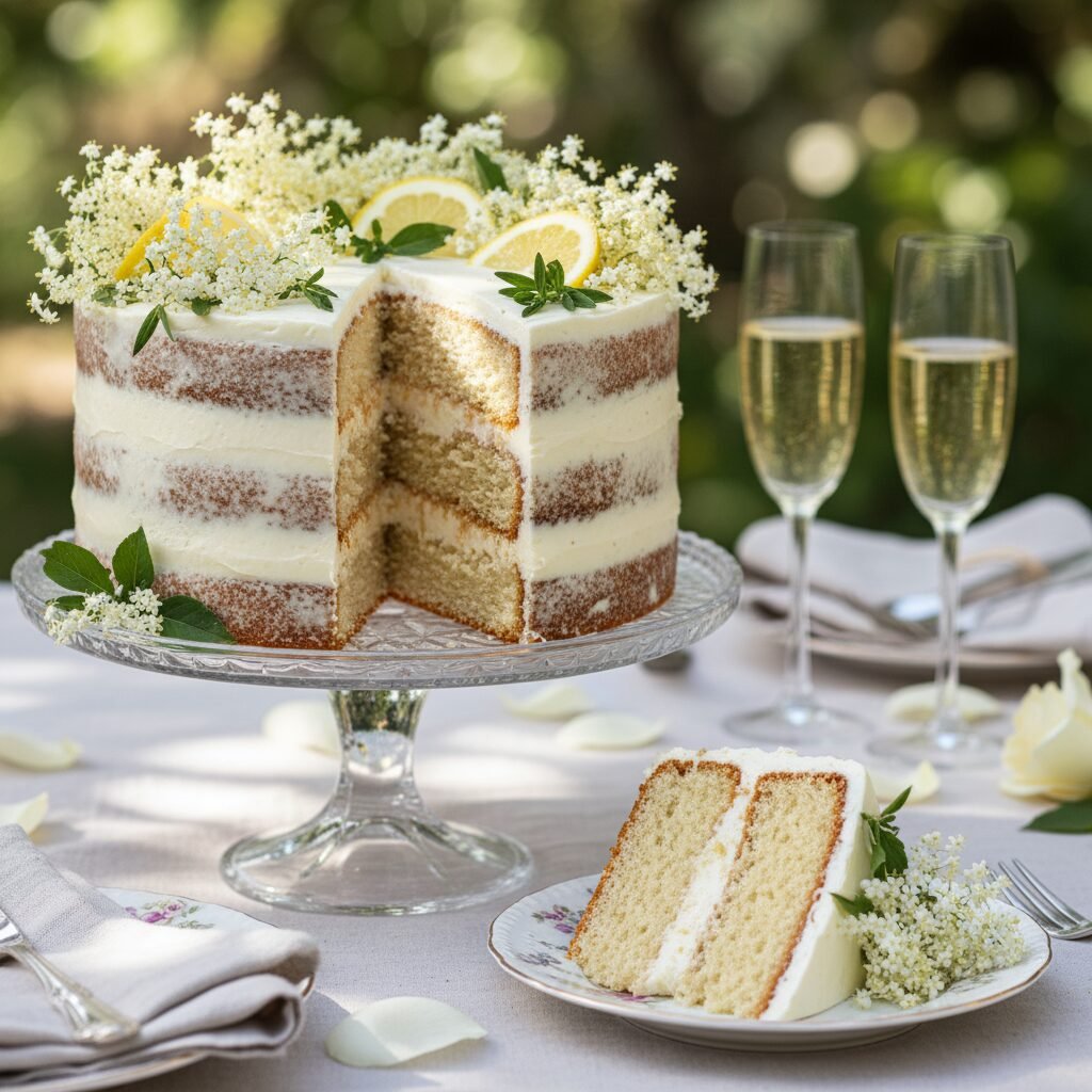 The Ultimate Royal Lemon Elderflower Wedding Cake Recipe