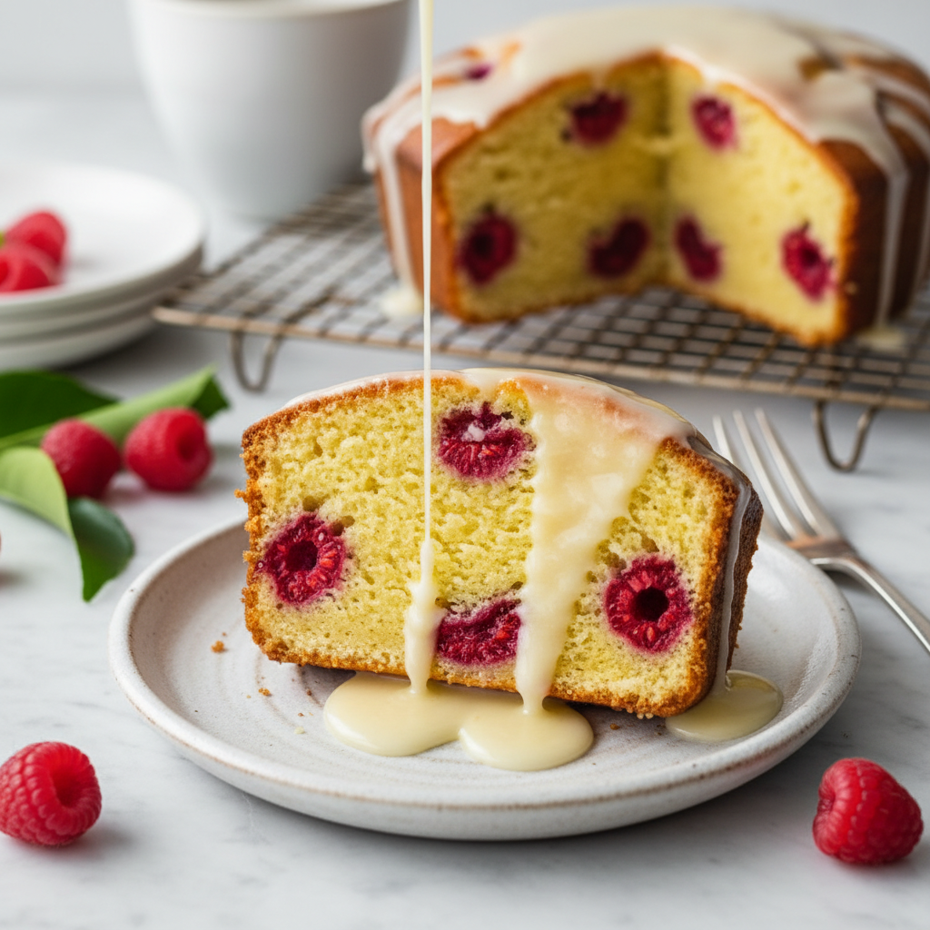 The Ultimate Fresh Lemon Raspberry Cake With Zesty Lemon Glaze