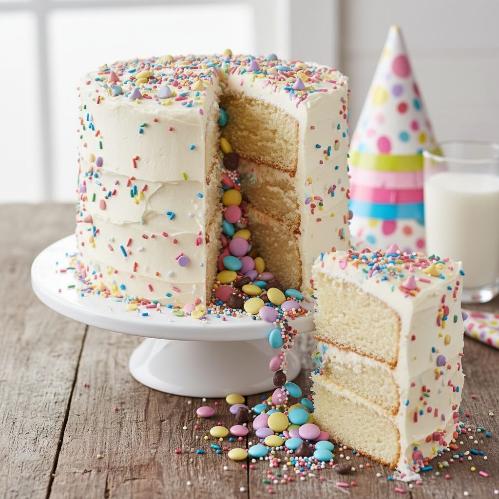 Ultimate Fun Candy Explosion Birthday Cake For 8 Inch Round Pans