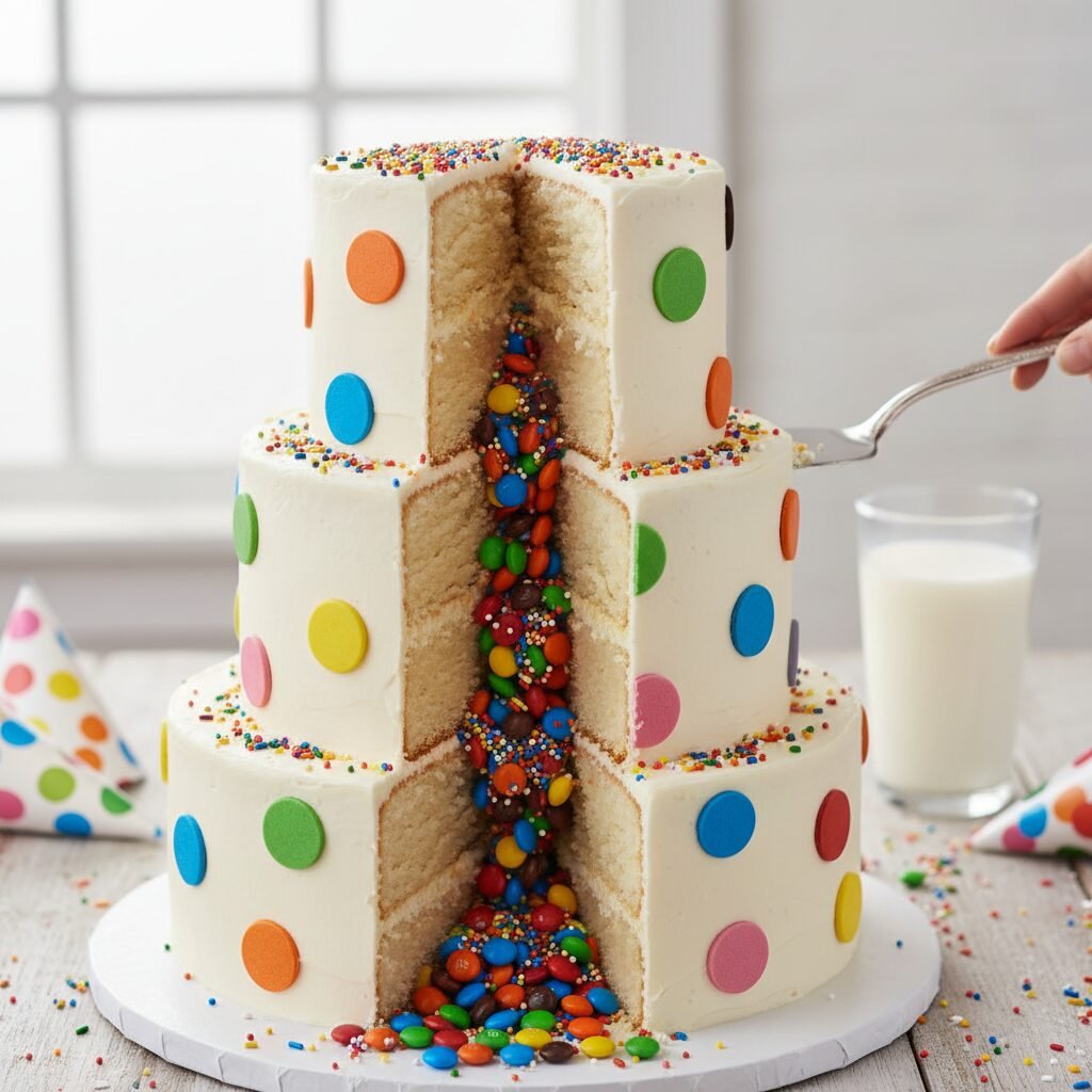 Ultimate Fun Candy Explosion Birthday Cake: The Best Class Party Surprise Recipe