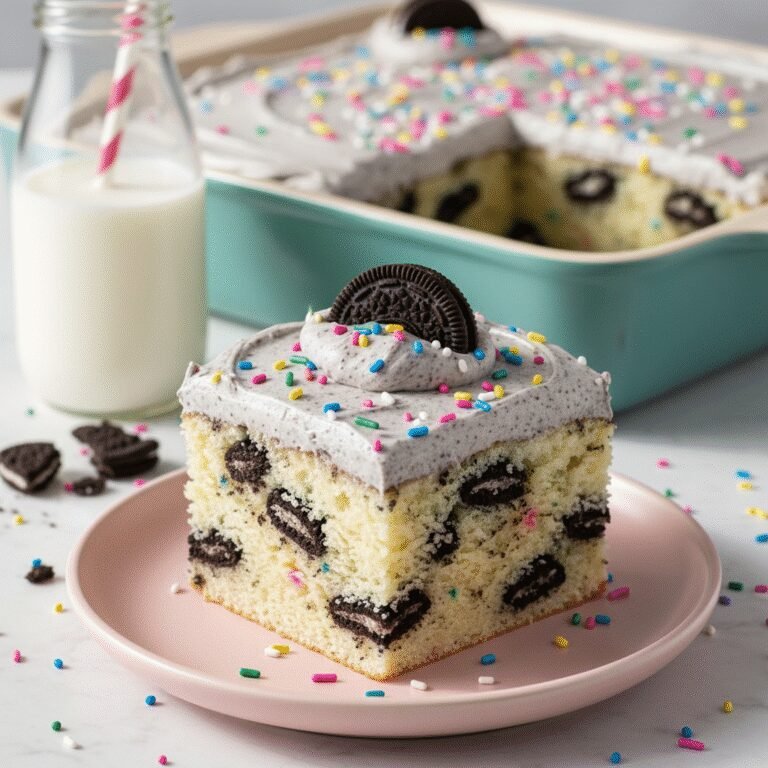The Ultimate Fun Oreo Cookie Birthday Cake: 9x13 Sheet Pan Recipe