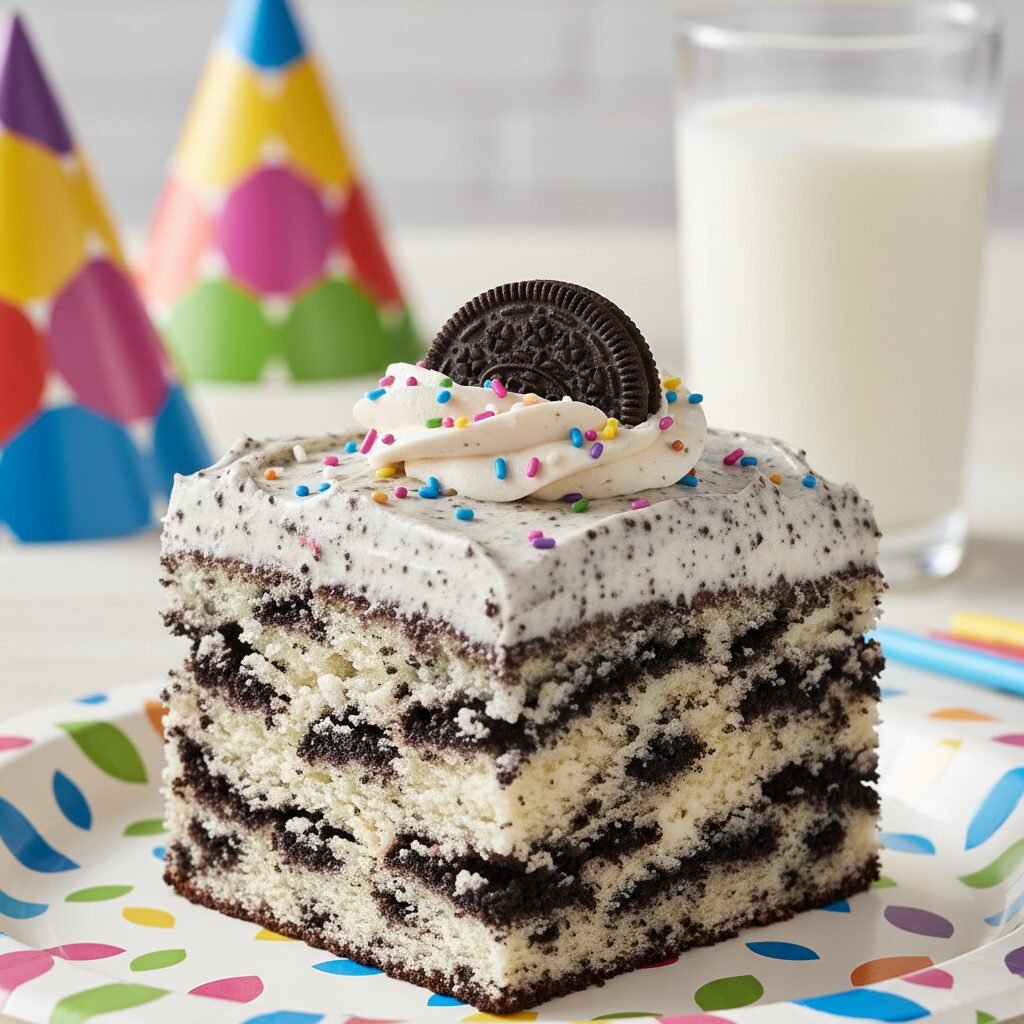 The Ultimate Fun Oreo Cookie Birthday Cake For Class Party