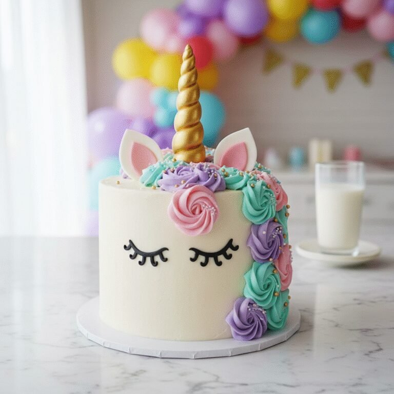 The Ultimate Fun Vanilla Unicorn Birthday Cake Recipe