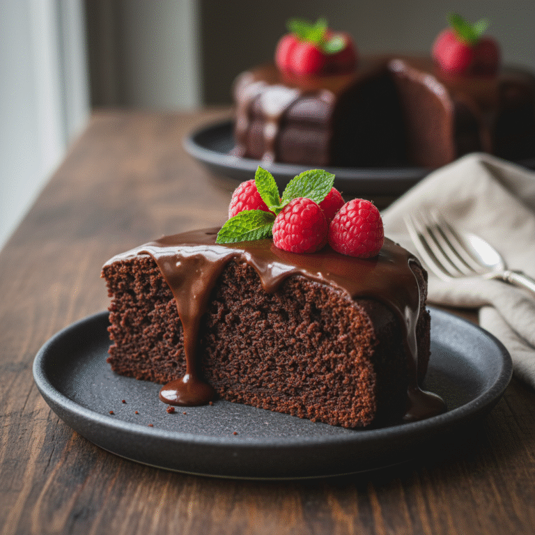 The Ultimate Low Sugar Almond Flour Chocolate Cake