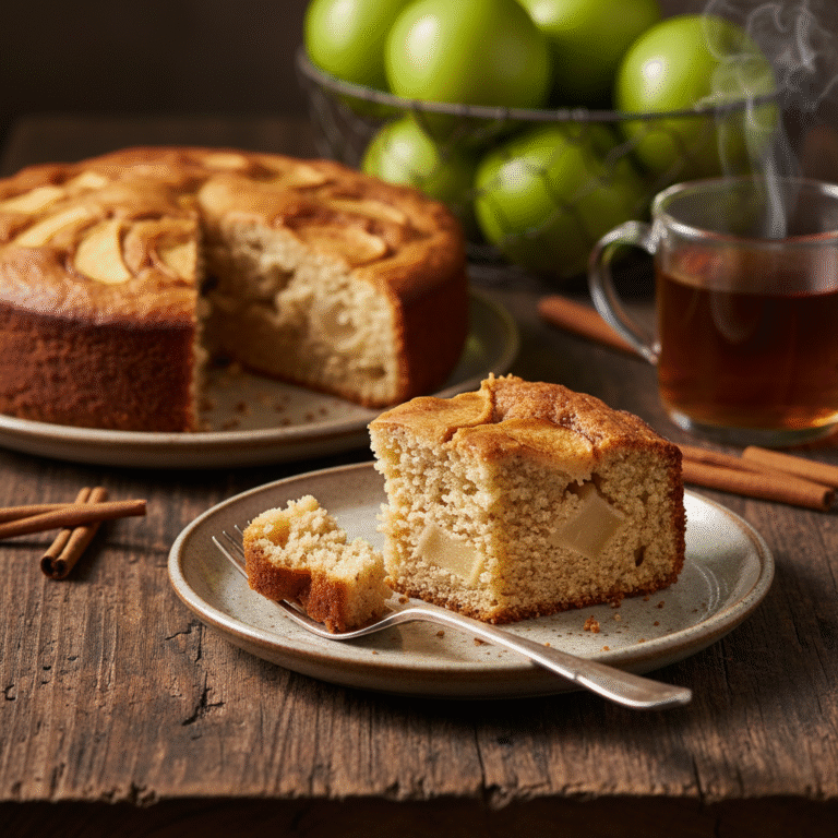 The Ultimate Moist Low Sugar Apple Spice Cake