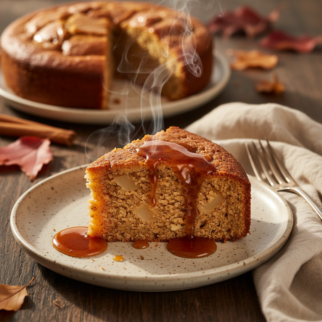 Low Sugar Apple Spice Cake with Maple Syrup: A Cozy Autumn Delight