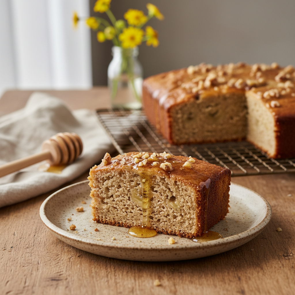 The Ultimate Low Sugar Banana Cake With Honey