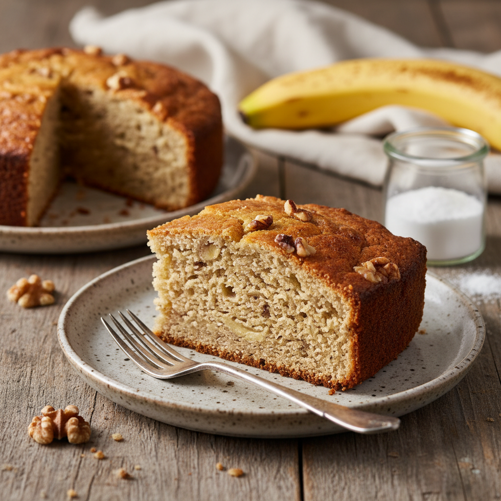 Low Sugar Banana Cake With Stevia Recipe