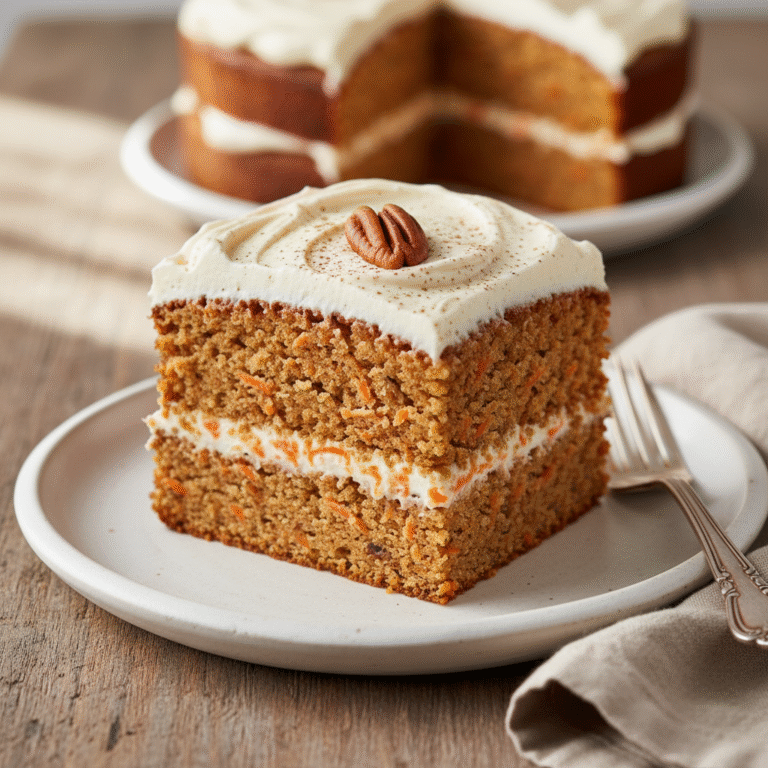 The Ultimate Low Sugar Carrot Cake with Erythritol: Moist, Spiced, and Guilt-Free
