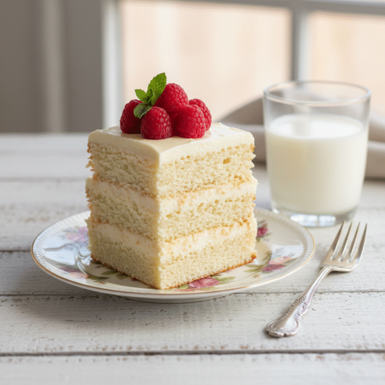 The Best Low Sugar Vanilla Cake Recipe: Fluffy, Moist & Guilt-Free