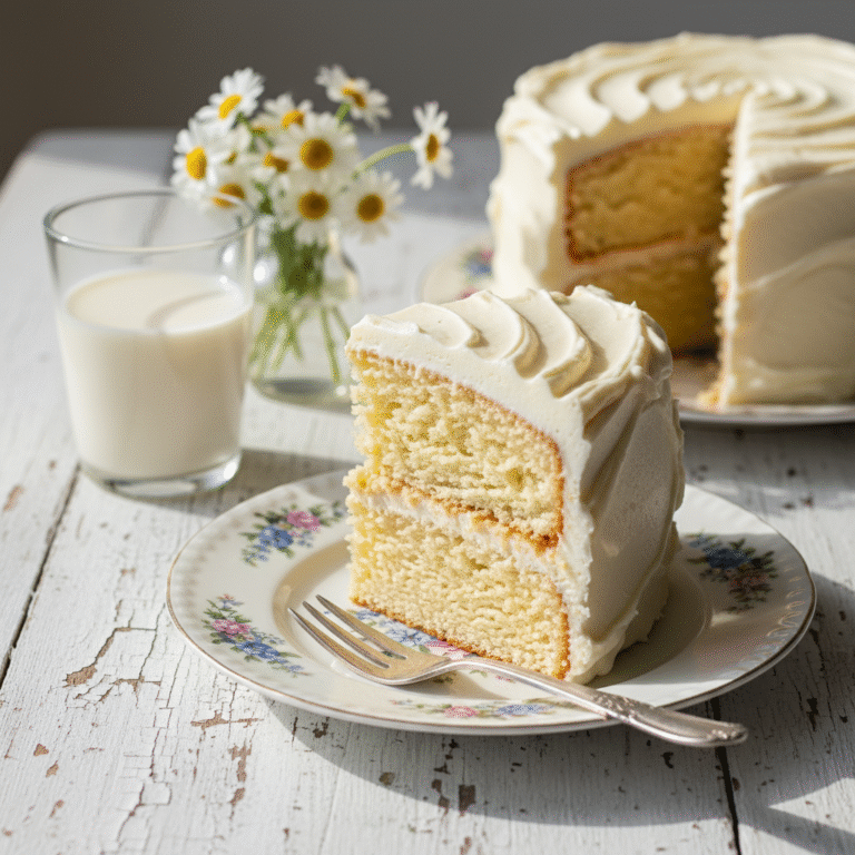 The Ultimate Low Sugar Vanilla Cake with Stevia: Moist, Fluffy, and Guilt-Free