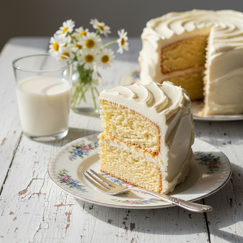 The Ultimate Low Sugar Vanilla Cake with Stevia: Moist, Fluffy, and Guilt-Free