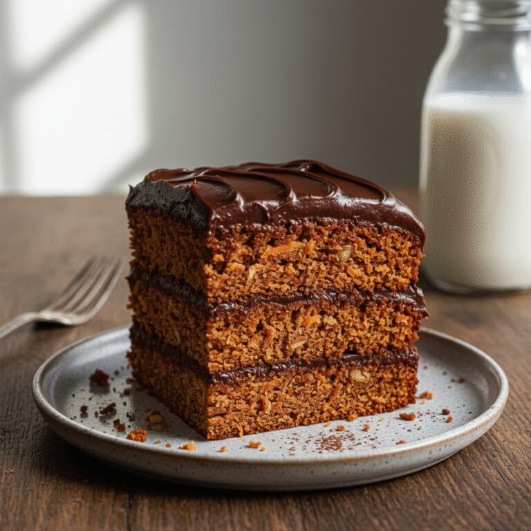 The Ultimate Moist Dairy-Free Carrot Cake with Decadent Chocolate Frosting