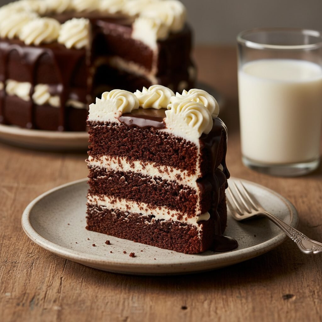 The Ultimate Moist Dairy-Free Chocolate Cake with Creamy Vegan Buttercream