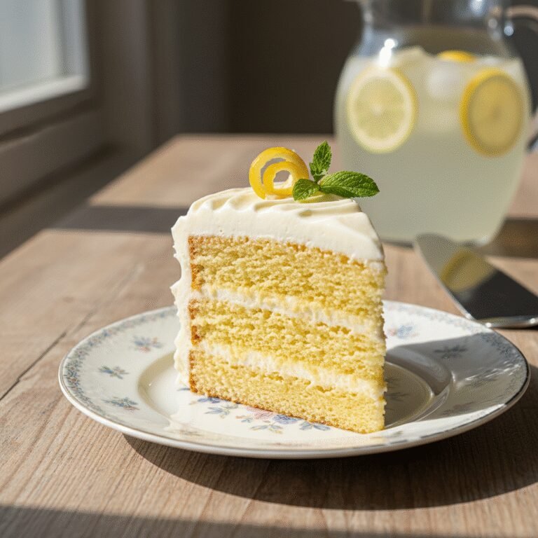The Ultimate Moist Dairy-Free Lemon Cake with Creamy Vegan Buttercream