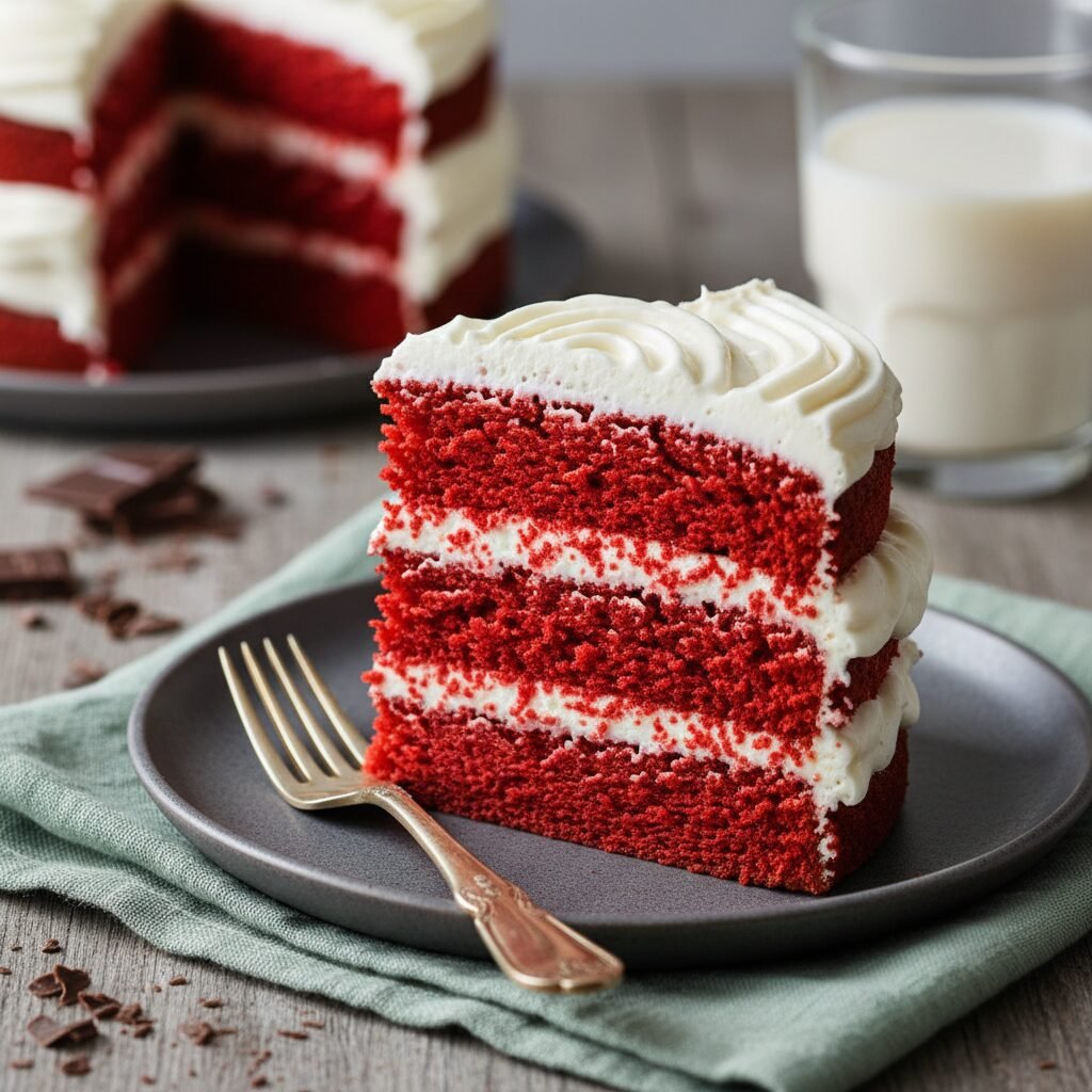 The Ultimate Moist Dairy-Free Red Velvet Cake with Whipped Coconut Cream Frosting