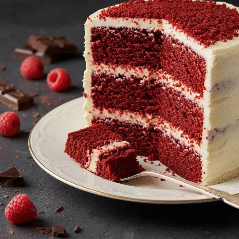 The Ultimate Moist Dairy-Free Red Velvet Cake with Creamy Vegan Buttercream