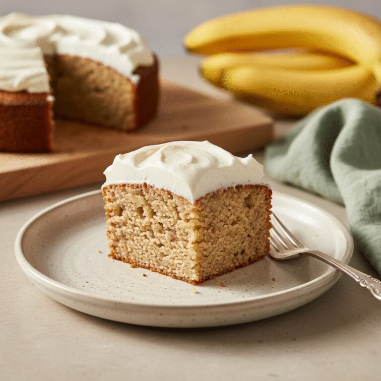 The Ultimate Moist Gluten-Free Banana Cake with Creamy Dairy-Free Frosting