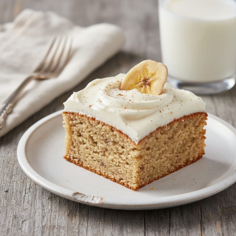 The Ultimate Moist Gluten Free Banana Cake with Tangy Cream Cheese Frosting