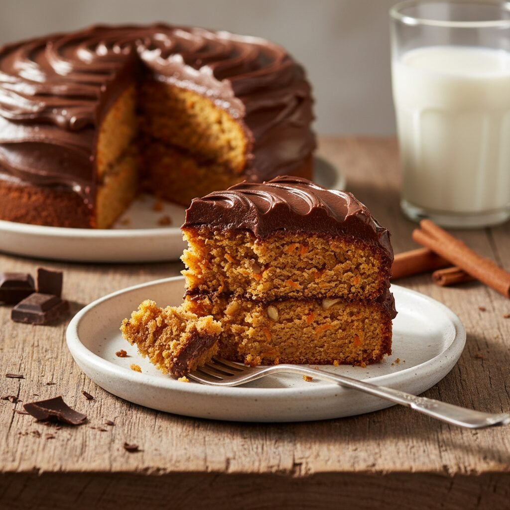 The Best Moist Gluten Free Carrot Cake With Rich Chocolate Cream Cheese Frosting