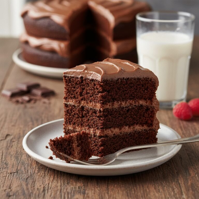 The Ultimate Moist Gluten Free Chocolate Cake with Rich Fudge Frosting