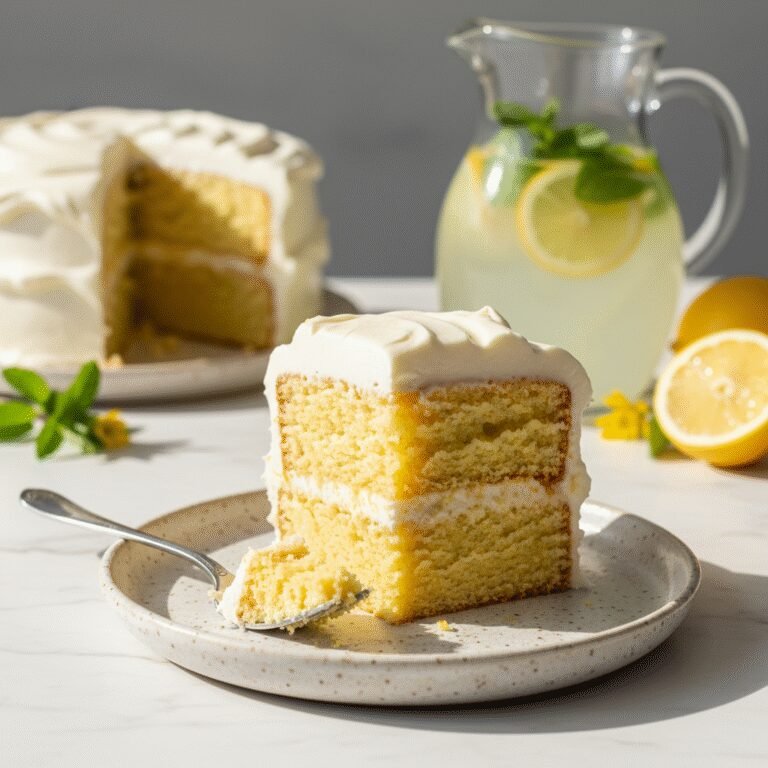 The Ultimate Moist Gluten-Free Lemon Cake with Dairy-Free Frosting