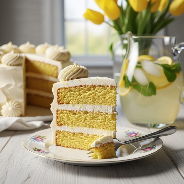 The Ultimate Moist Gluten Free Lemon Cake With Vanilla Buttercream