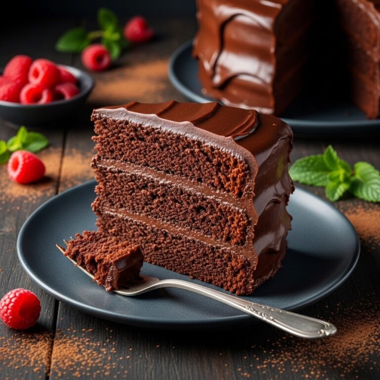 The Ultimate Moist Keto Chocolate Cake with Fudgy Frosting