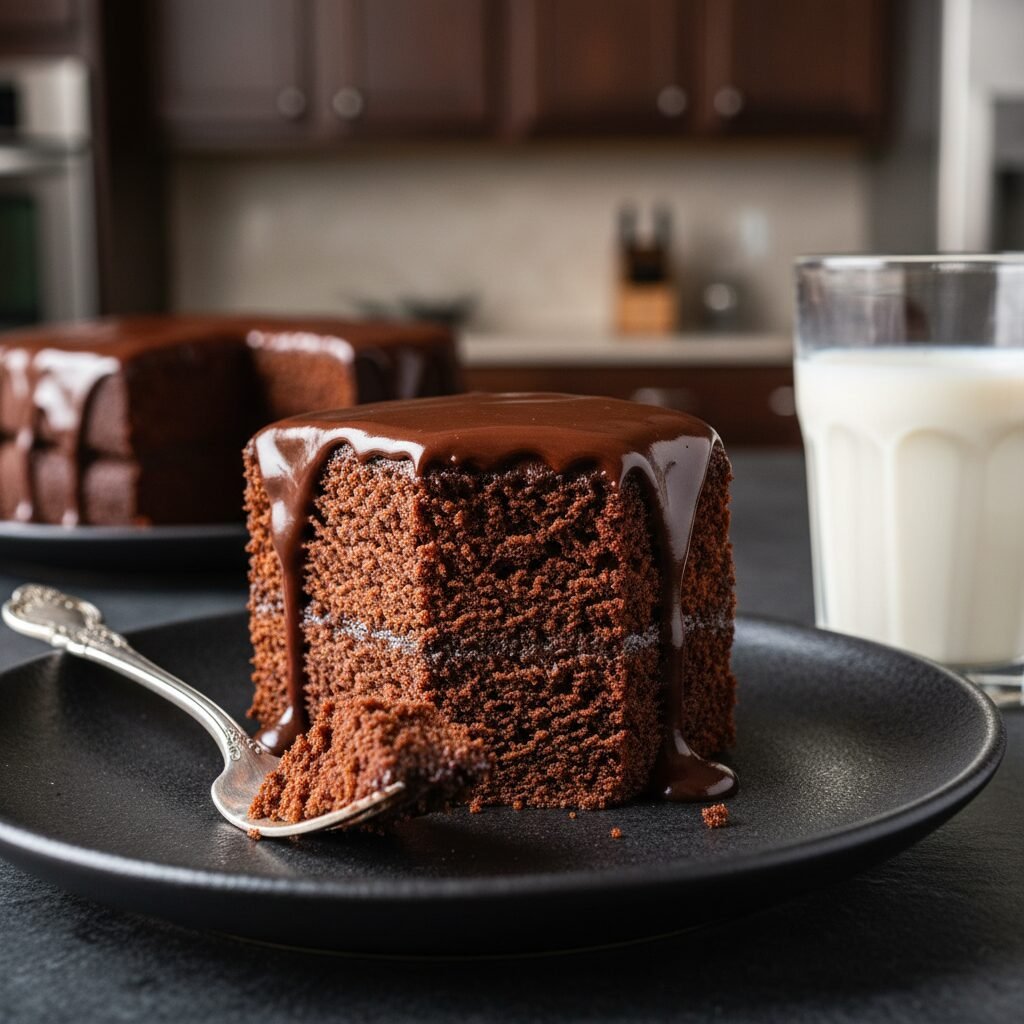 Decadent Moist Keto Chocolate Cake With Monk Fruit Sweetener