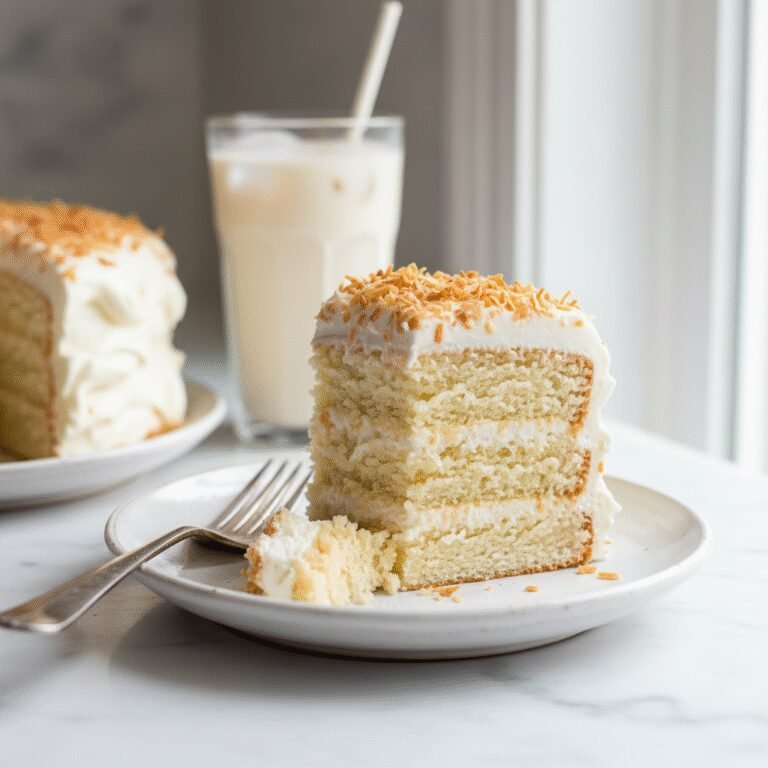 The Ultimate Moist Keto Coconut Cake With Stevia