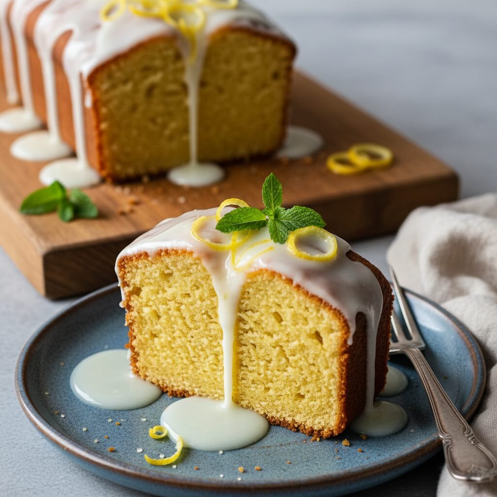The Ultimate Moist Keto Lemon Pound Cake with Zesty Glaze