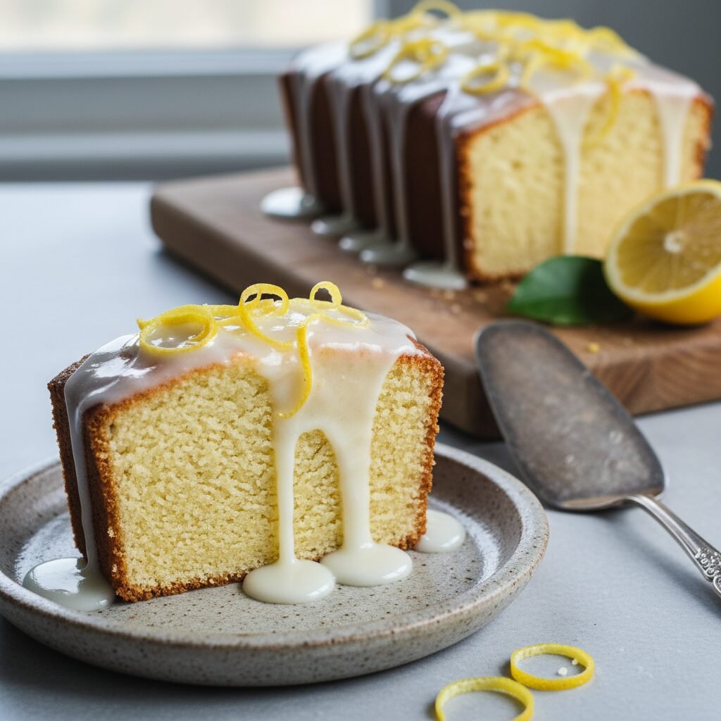Ultra-Moist Keto Lemon Pound Cake With Monk Fruit Sweetener