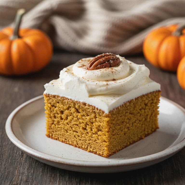 The Ultimate Moist Keto Pumpkin Spice Cake with Cream Cheese Frosting