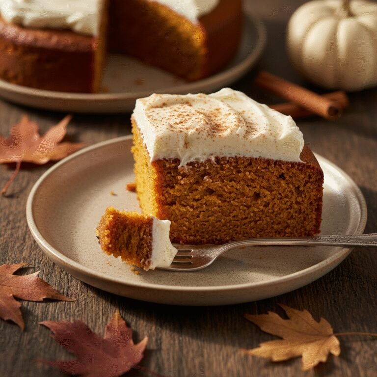 The Ultimate Moist Keto Pumpkin Spice Cake with Stevia