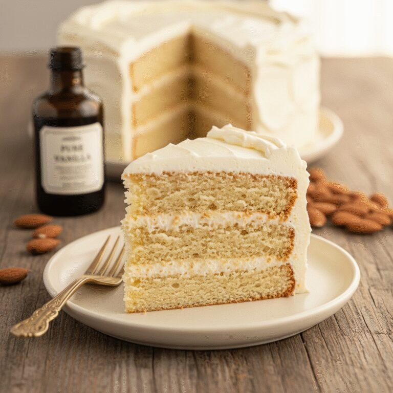 The Ultimate Moist Keto Vanilla Cake With Erythritol