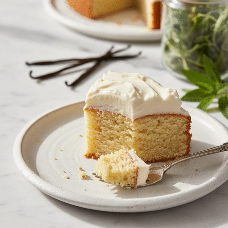 The Ultimate Moist Keto Vanilla Cake With Stevia (Gluten-Free & Low Carb)
