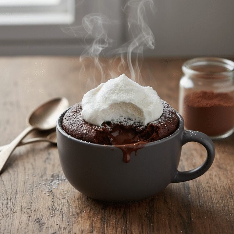 The Ultimate Moist Low Carb Mug Cake With Erythritol