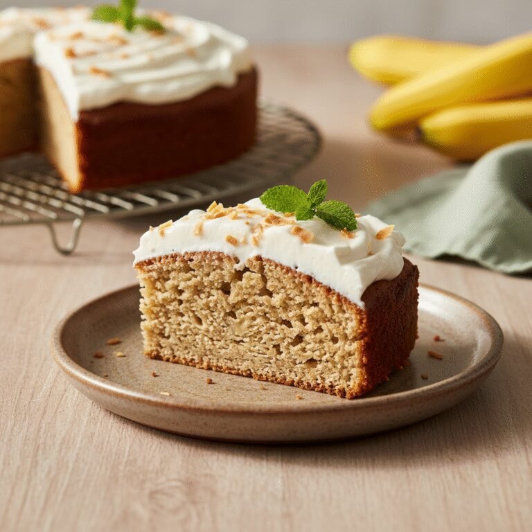 The Ultimate Moist Vegan Banana Cake With Whipped Coconut Cream Frosting