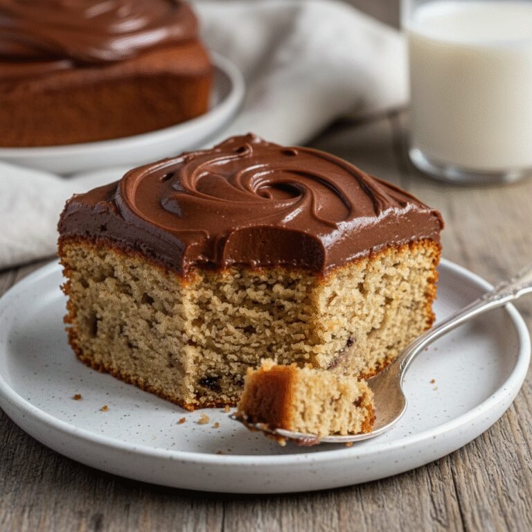 The Ultimate Moist Vegan Banana Cake With Creamy Chocolate Frosting