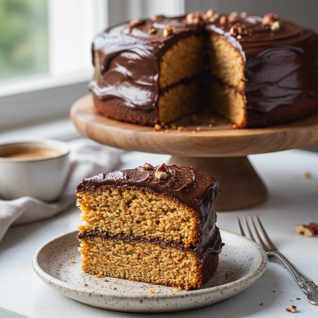 The Ultimate Moist Vegan Carrot Cake with Rich Vegan Chocolate Frosting