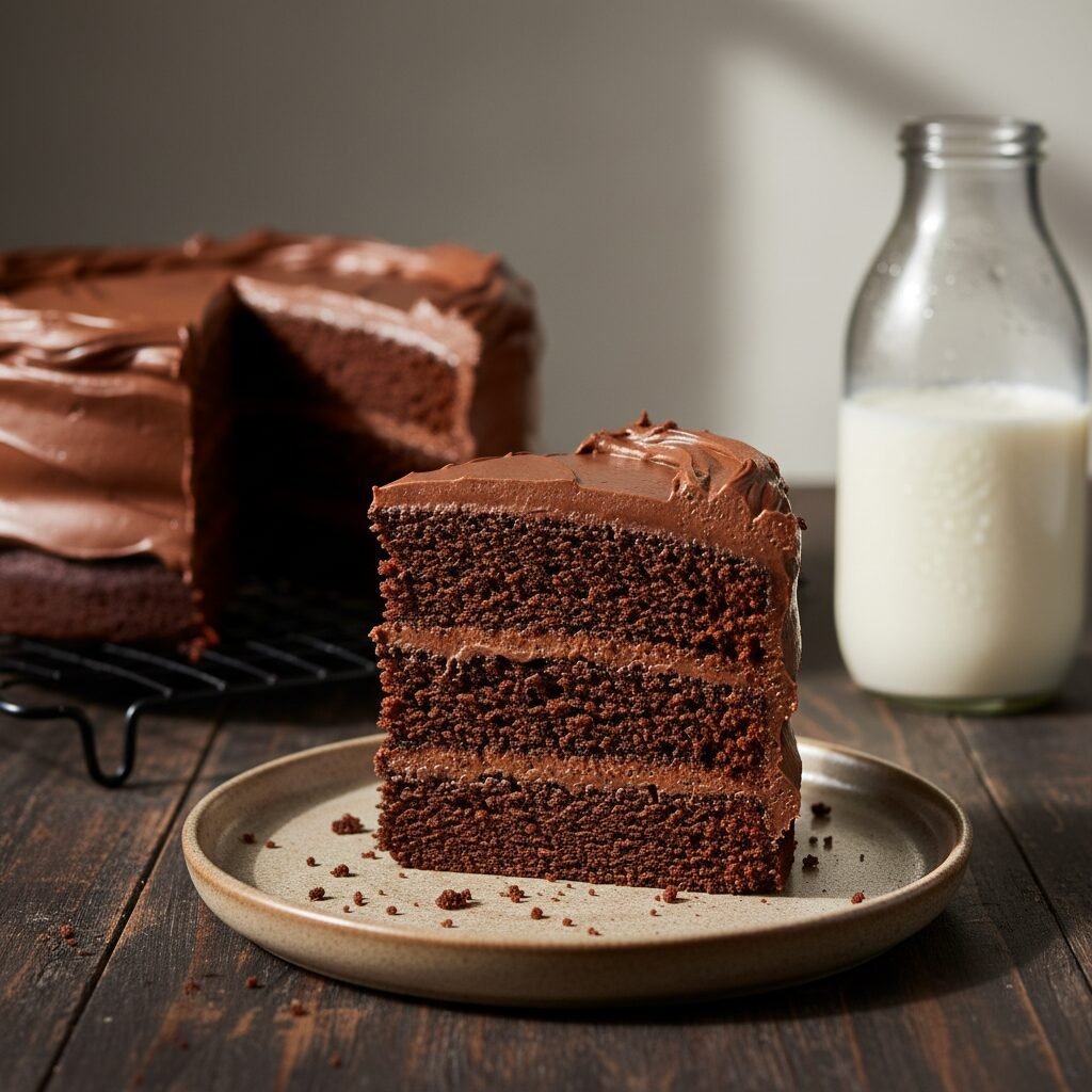 The Ultimate Moist Vegan Chocolate Cake With Creamy Vegan Buttercream