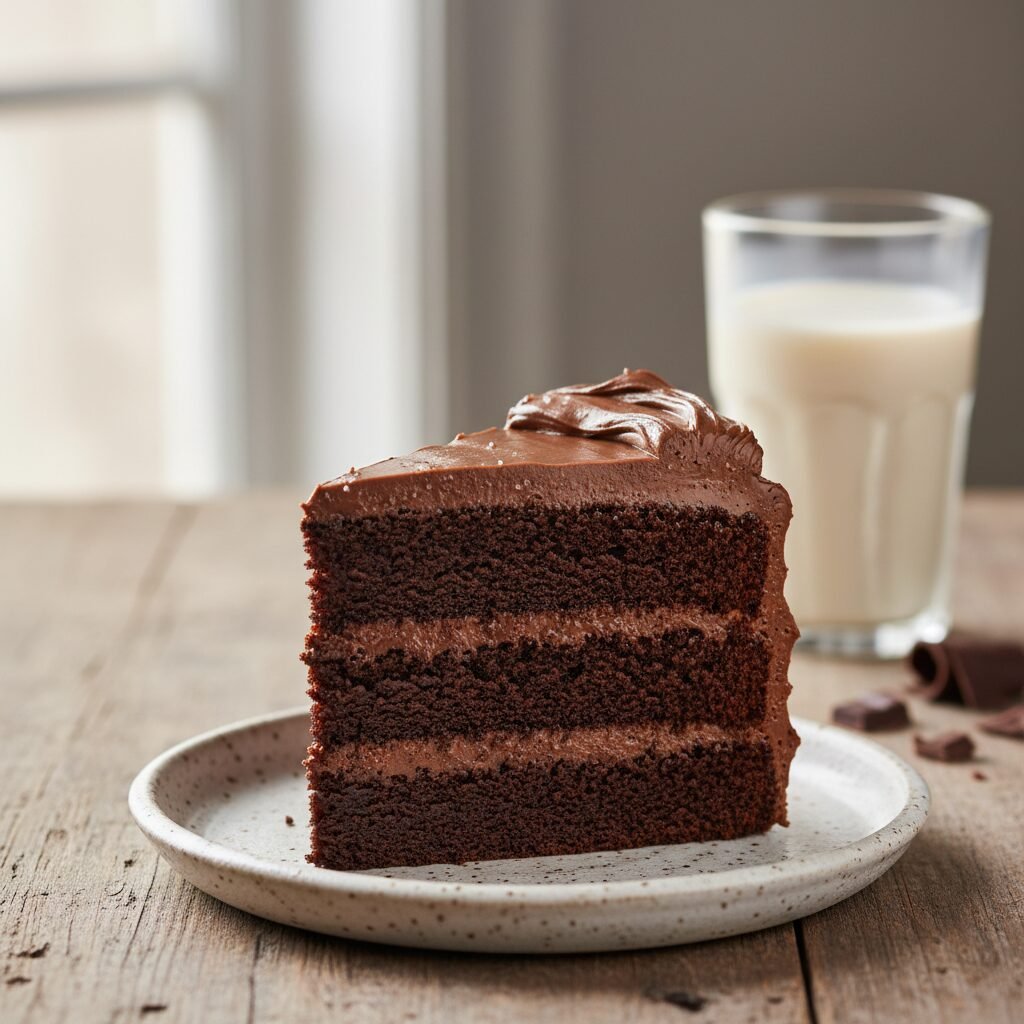 The Ultimate Moist Vegan Chocolate Cake With Creamy Fudge Frosting