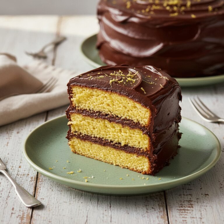 The Ultimate Moist Vegan Lemon Cake With Rich Chocolate Frosting