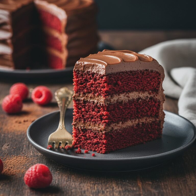 The Ultimate Moist Vegan Red Velvet Cake With Decadent Chocolate Frosting