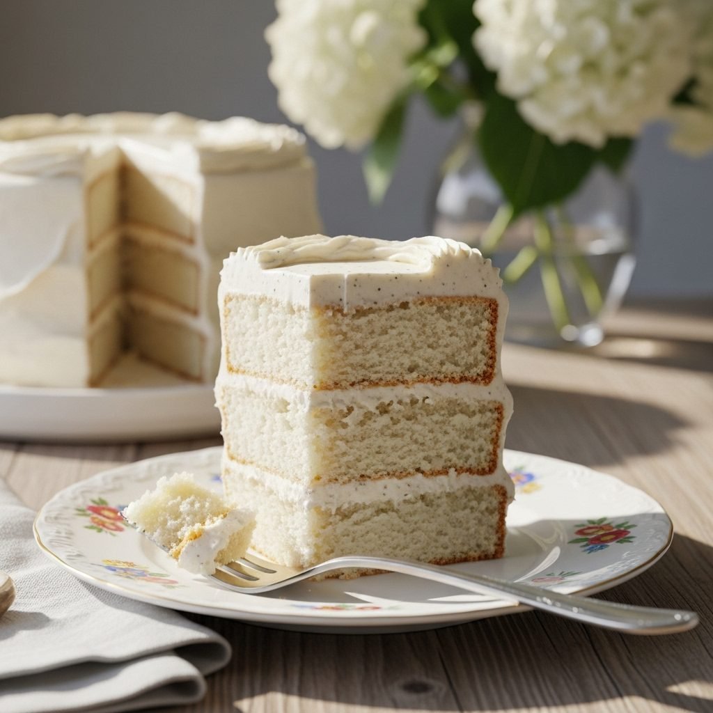 The Ultimate Moist Vegan Vanilla Cake: A Fluffy, Bakery-Style Classic