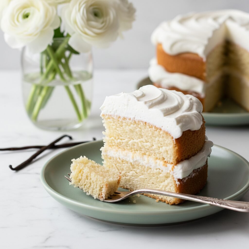 The Ultimate Moist Vegan Vanilla Cake With Whipped Coconut Cream Frosting