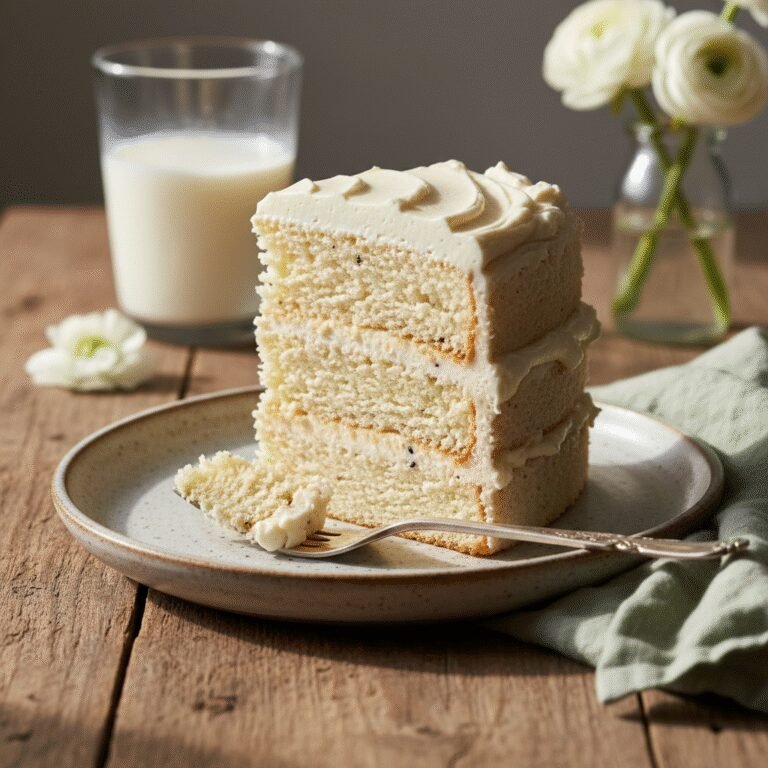 The Ultimate Moist Vegan Vanilla Cake With Tangy Cream Cheese Frosting